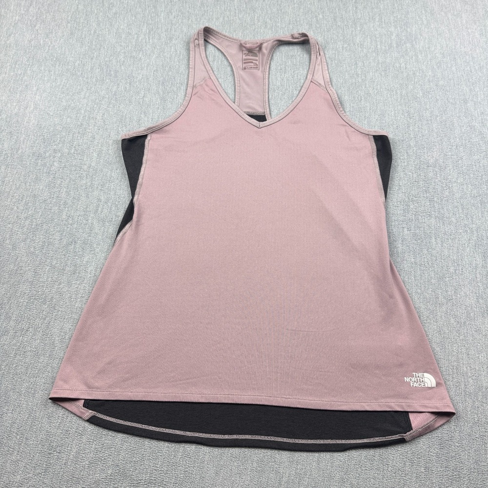 The North Face Tank Top Womens Large Pink Motivation Lite Running Workout V-Neck
